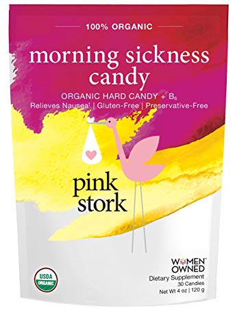 Pink Stork Morning Sickness Sweets - Ginger Raspberry