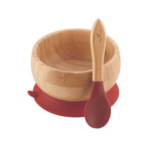 Avanchy Baby Bamboo Suction Bowl + Lid - Assorted