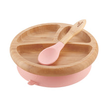 Load image into Gallery viewer, Avanchy Baby Bamboo Suction Plate + Spoon - Assorted