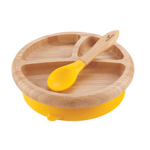 Load image into Gallery viewer, Avanchy Baby Bamboo Suction Plate + Spoon - Assorted