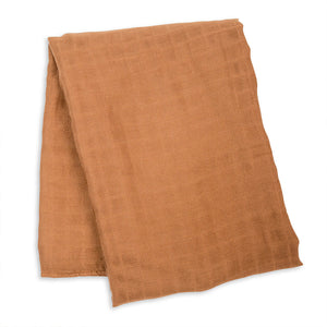 Lulujo Swaddle Blanket Bamboo Cotton - Tan